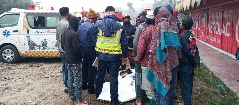 ওসমানীনগর'র তের মাইলে মাইক্রোবাসের ধাক্কায় পুলিশ কনস্টেবল নিহত