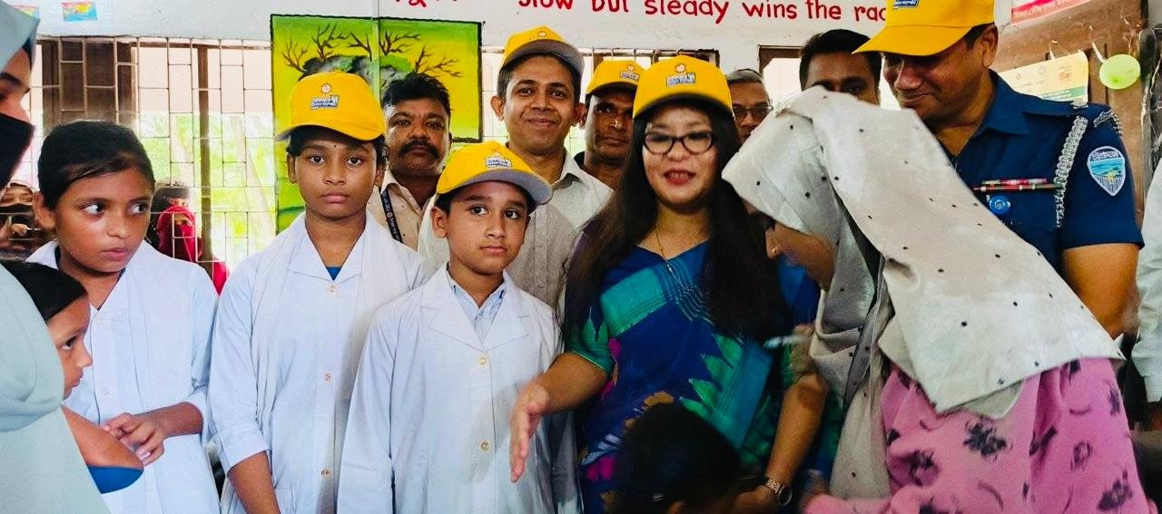 লালমাইয়ে টাইফয়েড টিকাদান ক্যাম্পেইনের উদ্বোধন!